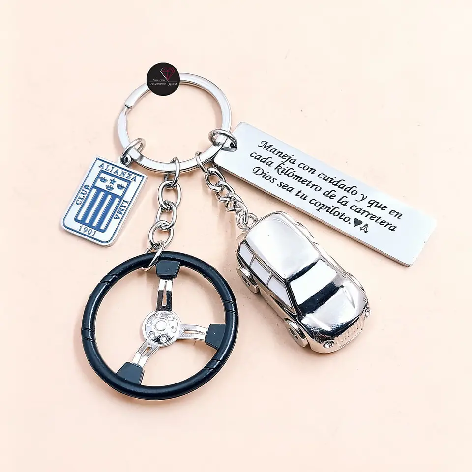 Llavero para carro 4 piezas 14