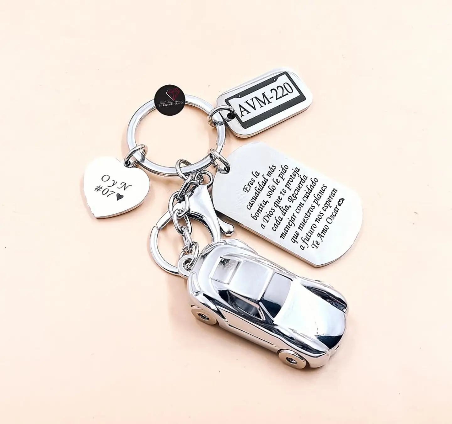 Llavero para carro 4 piezas 20