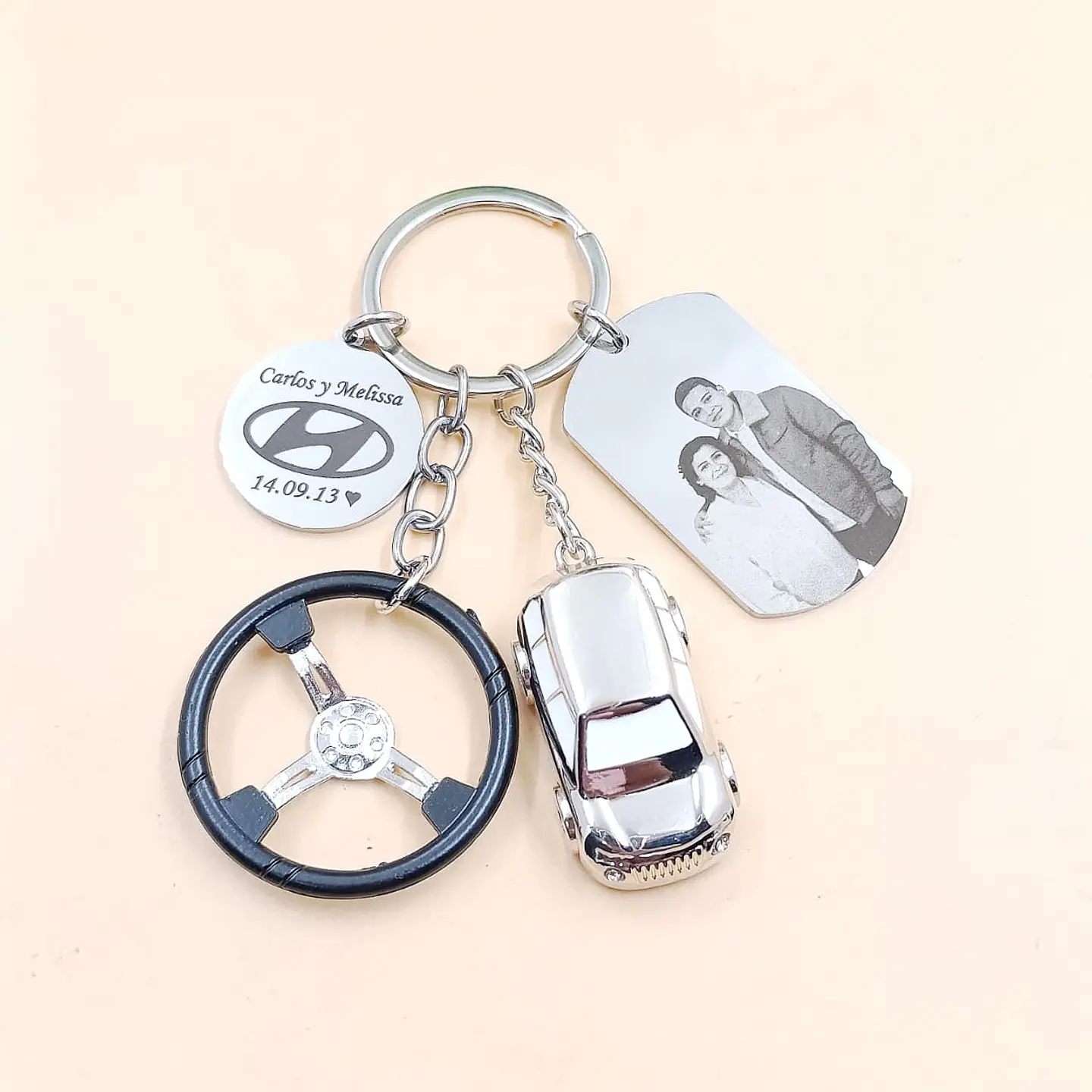 Llavero para carro 4 piezas 25