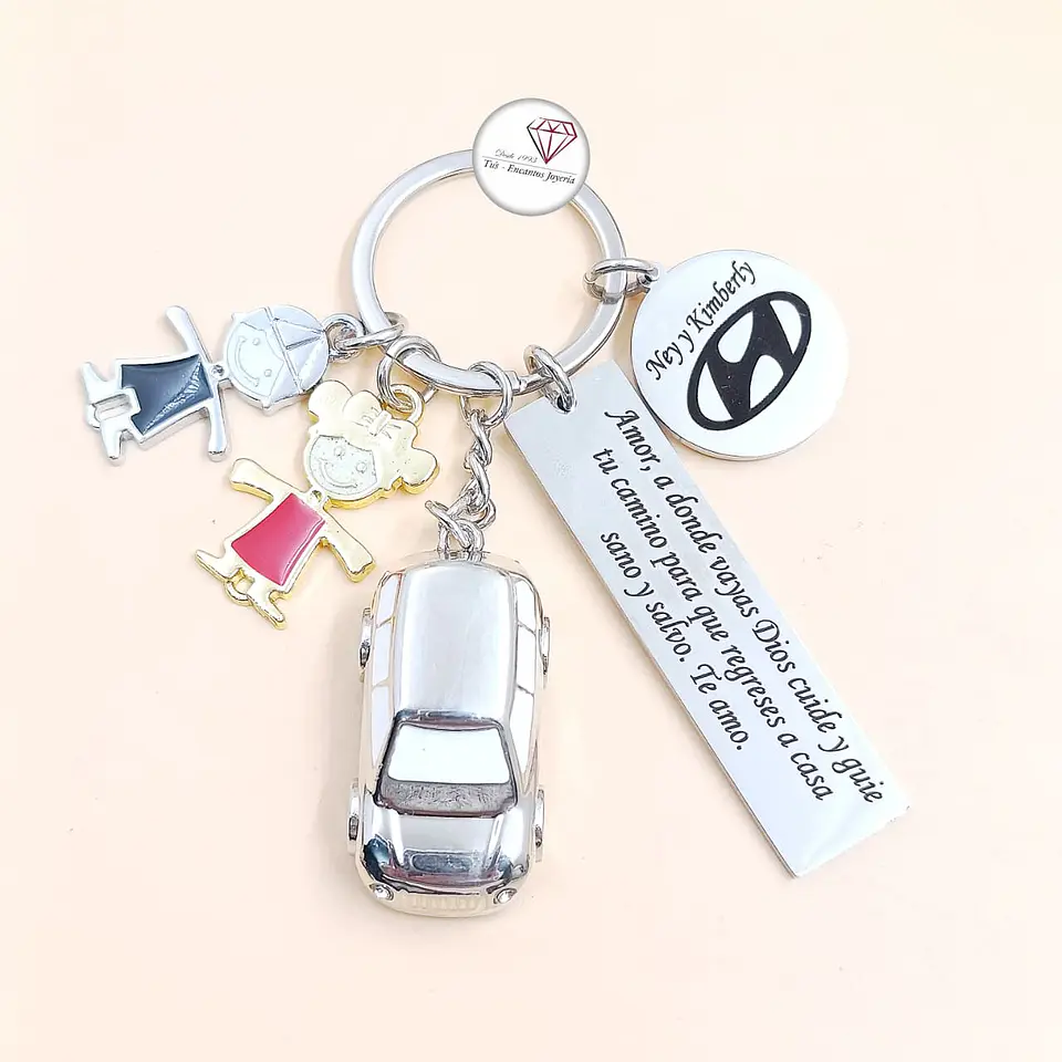 Llavero para carro 4 piezas 30