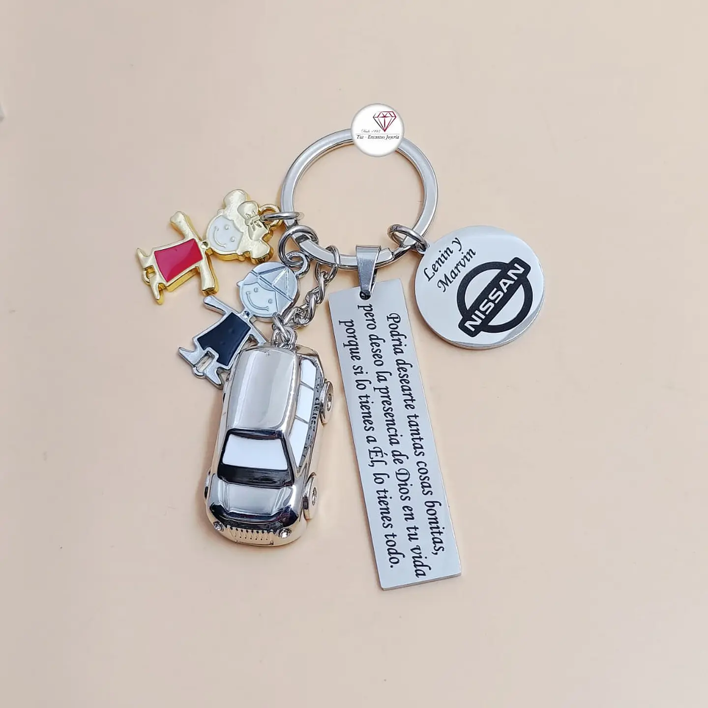 Llavero para carro 4 piezas 36