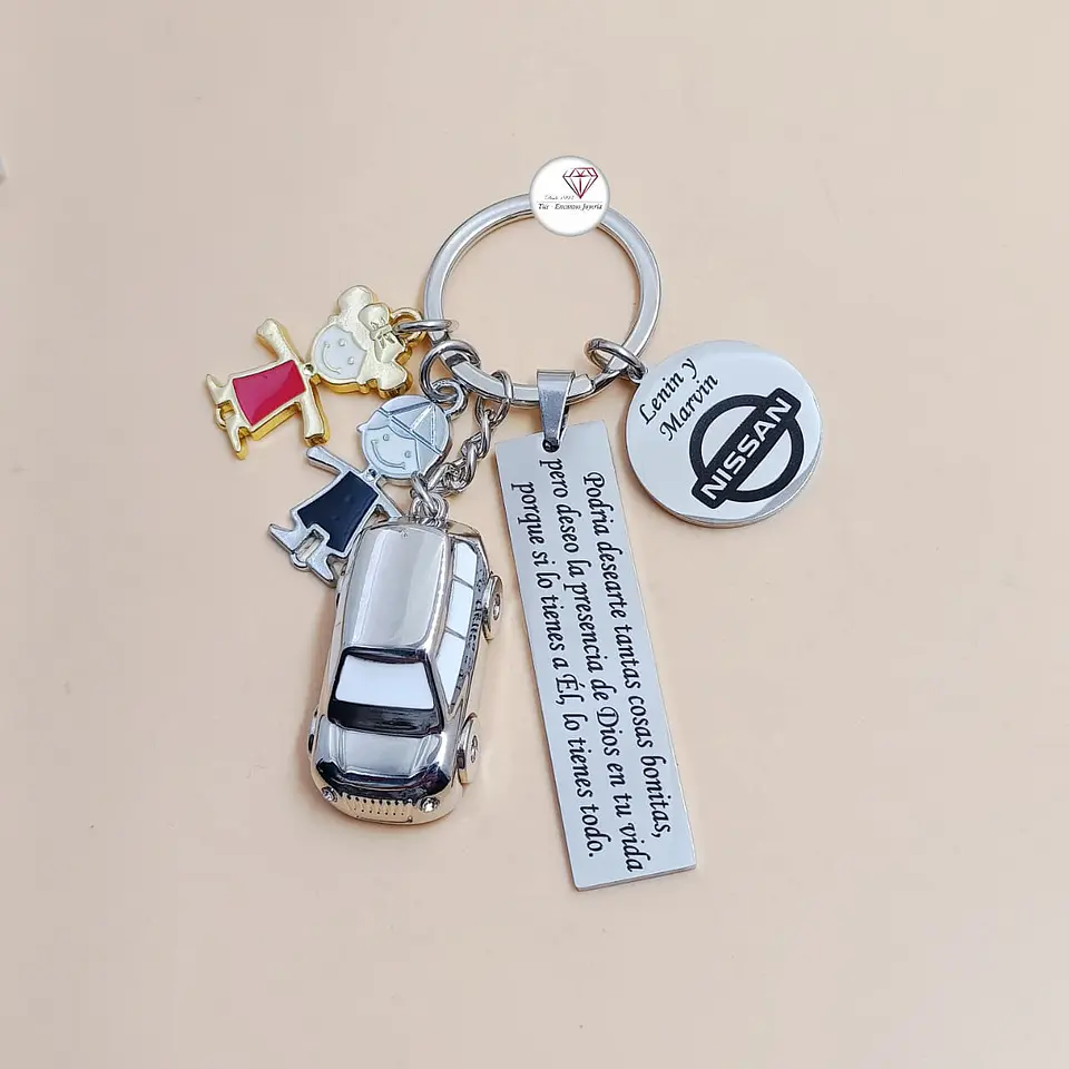 Llavero para carro 4 piezas 36