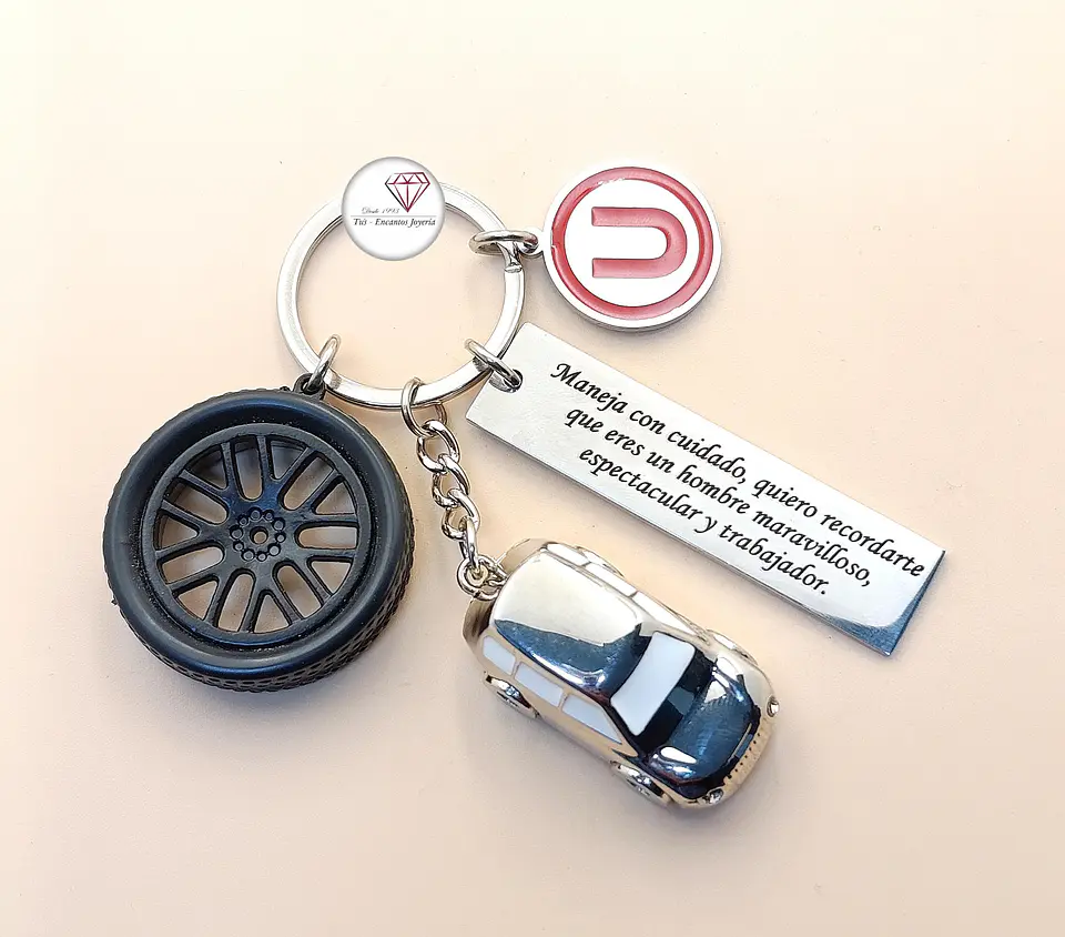 Llavero para carro 4 piezas 43