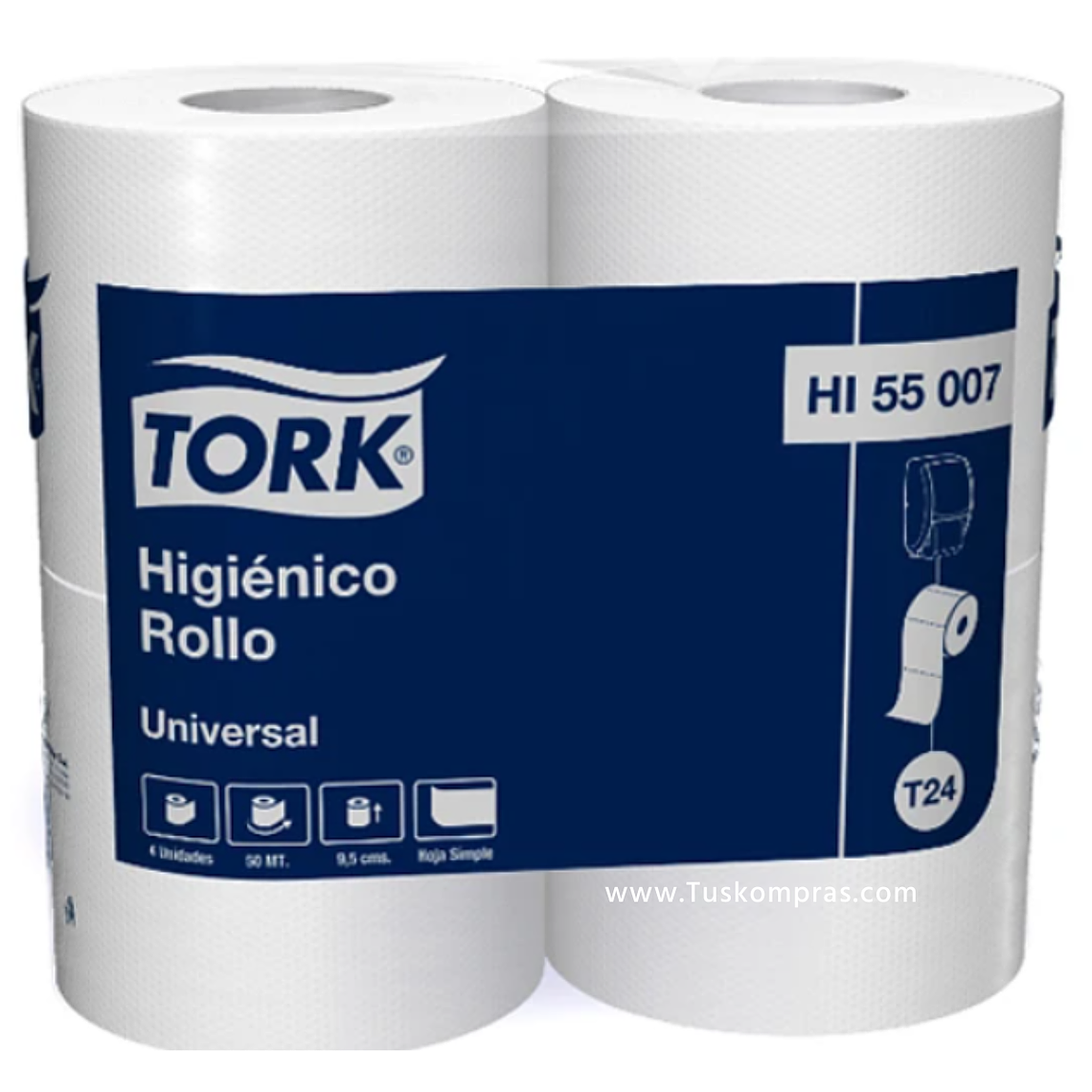 TK - 000001 - Papel Higiénico TORK H/S 50mts (Pack 4 rollos) 2