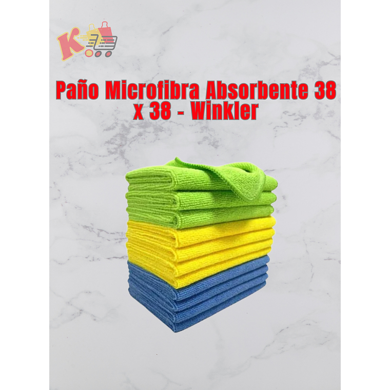 TK - 000011 - Paño Microfibra Absorbente 17 x 23 - Winkler PACK (4UNID) 1