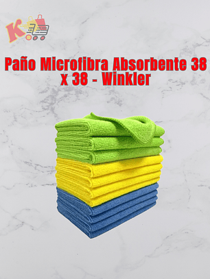 TK - 000011 - Paño Microfibra Absorbente 17 x 23 - Winkler PACK (4UNID)