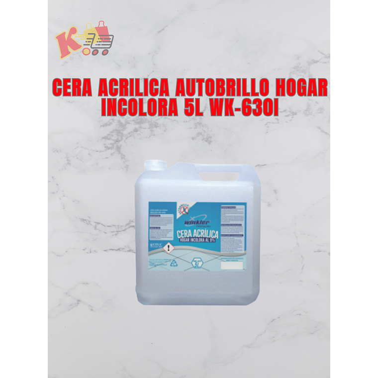 TK - 000013 - Cera Acrílica auto brillo hogar incolora (9%) ENV.5L Winkler 1