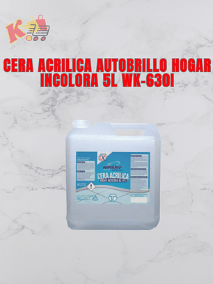 TK - 000013 - Cera Acrílica auto brillo hogar incolora (9%) ENV.5L Winkler