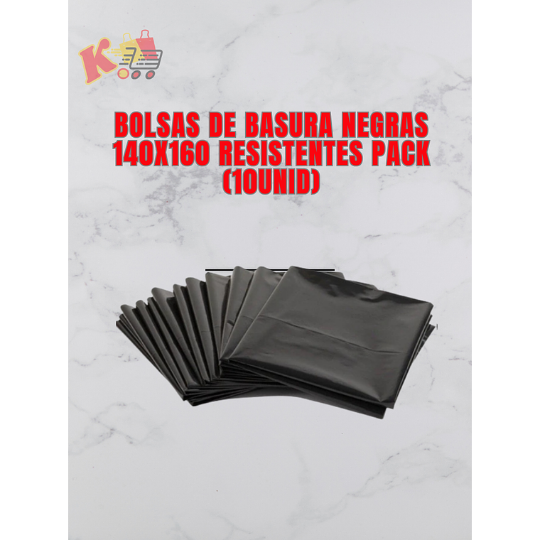 TK - 000014 - Bolsa de Basura negra Industrial 140 x 160 PACK (10UNID) 1