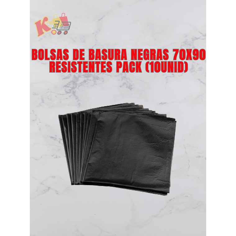 TK - 000015 - Bolsa de Basura negra Resistentes 70 x 90 PACK (10UNID) 1