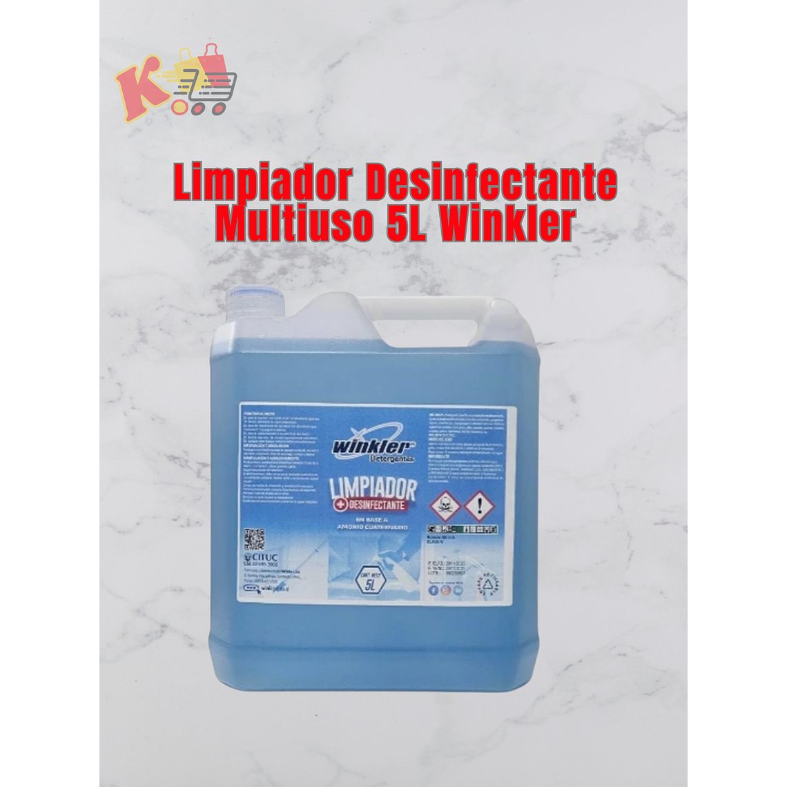 TK - 000017 - Limpiador Desinfectante Multiuso 5L Winkler 1