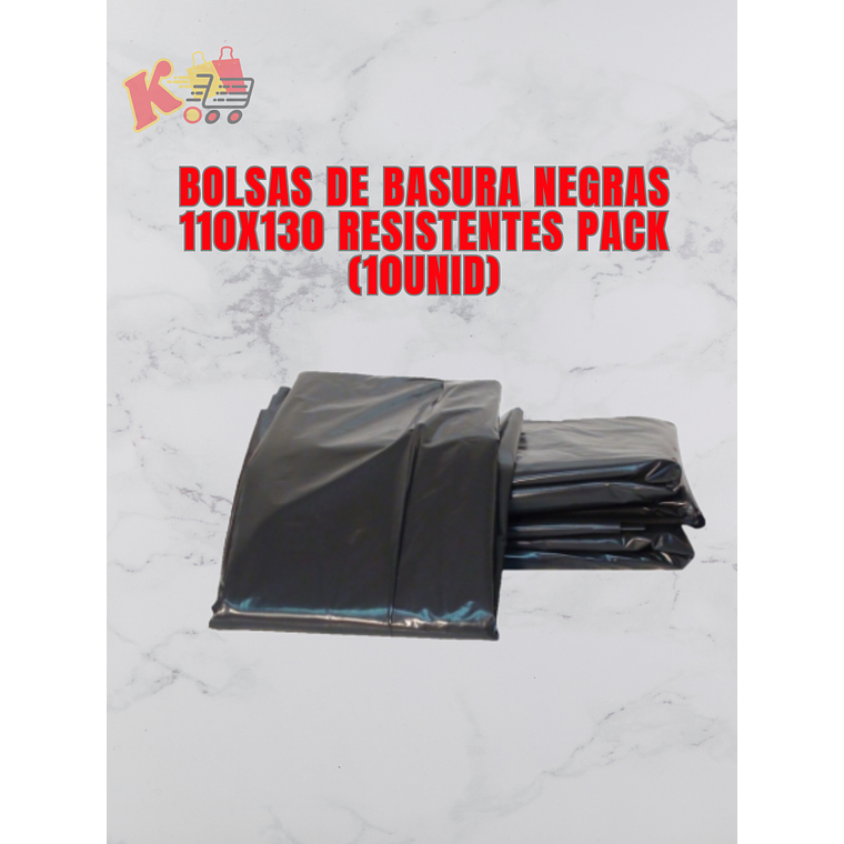 TK - 000019 - Bolsas de Basura negras 120x140 Resistentes PACK (10UNI) 1