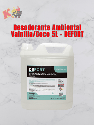 TK - 000029 - Desodorante Ambiental Vainilla/Coco 5L - DEFORT