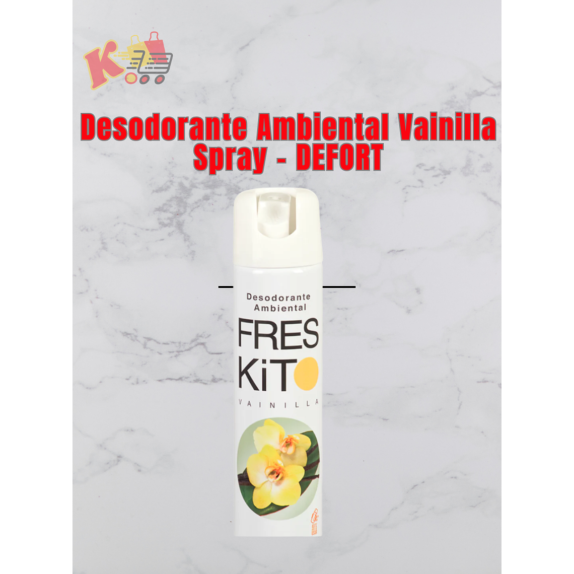 TK - 000030 - Desodorante Ambiental Vainilla en Spray - DEFORT 1
