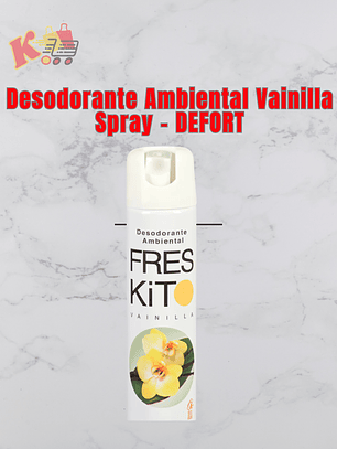 TK - 000030 - Desodorante Ambiental Vainilla en Spray - DEFORT