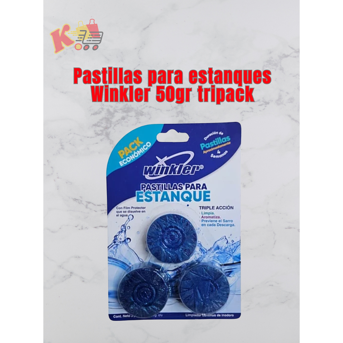 TK - 000034 - Pastillas para estanques Winkler 50gr tripack 1