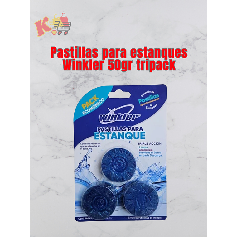 TK - 000034 - Pastillas para estanques Winkler 50gr tripack 1
