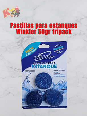 TK - 000034 - Pastillas para estanques Winkler 50gr tripack