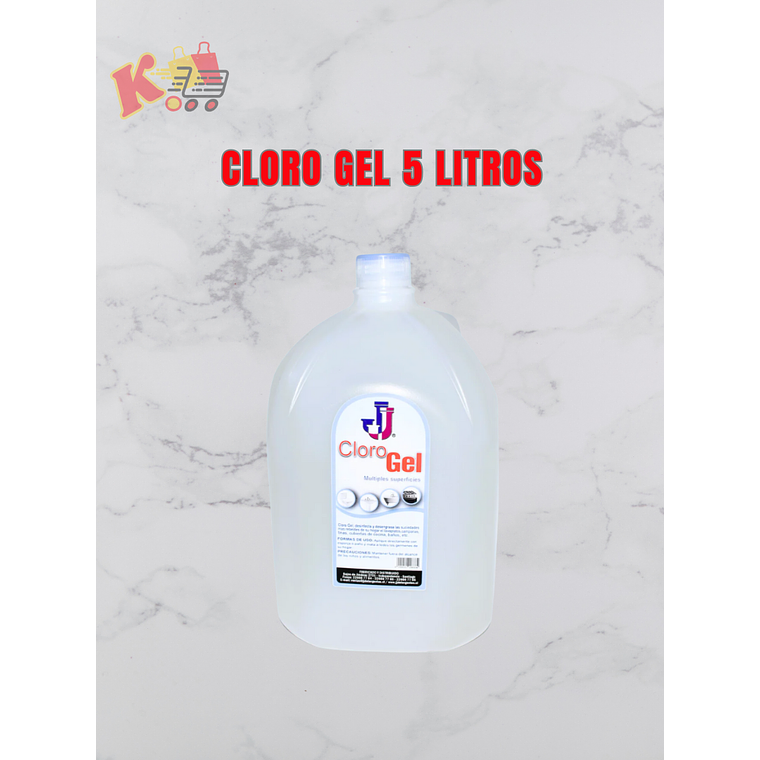 TK - 000040 Cloro Gel 5 Litros Detergentes JJ 1