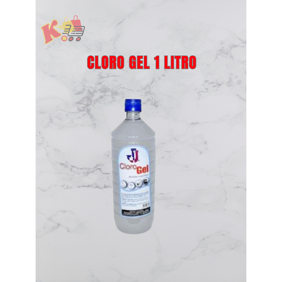 TK - 000041 - Cloro Gel 1 Litro - Detergentes JJ 1