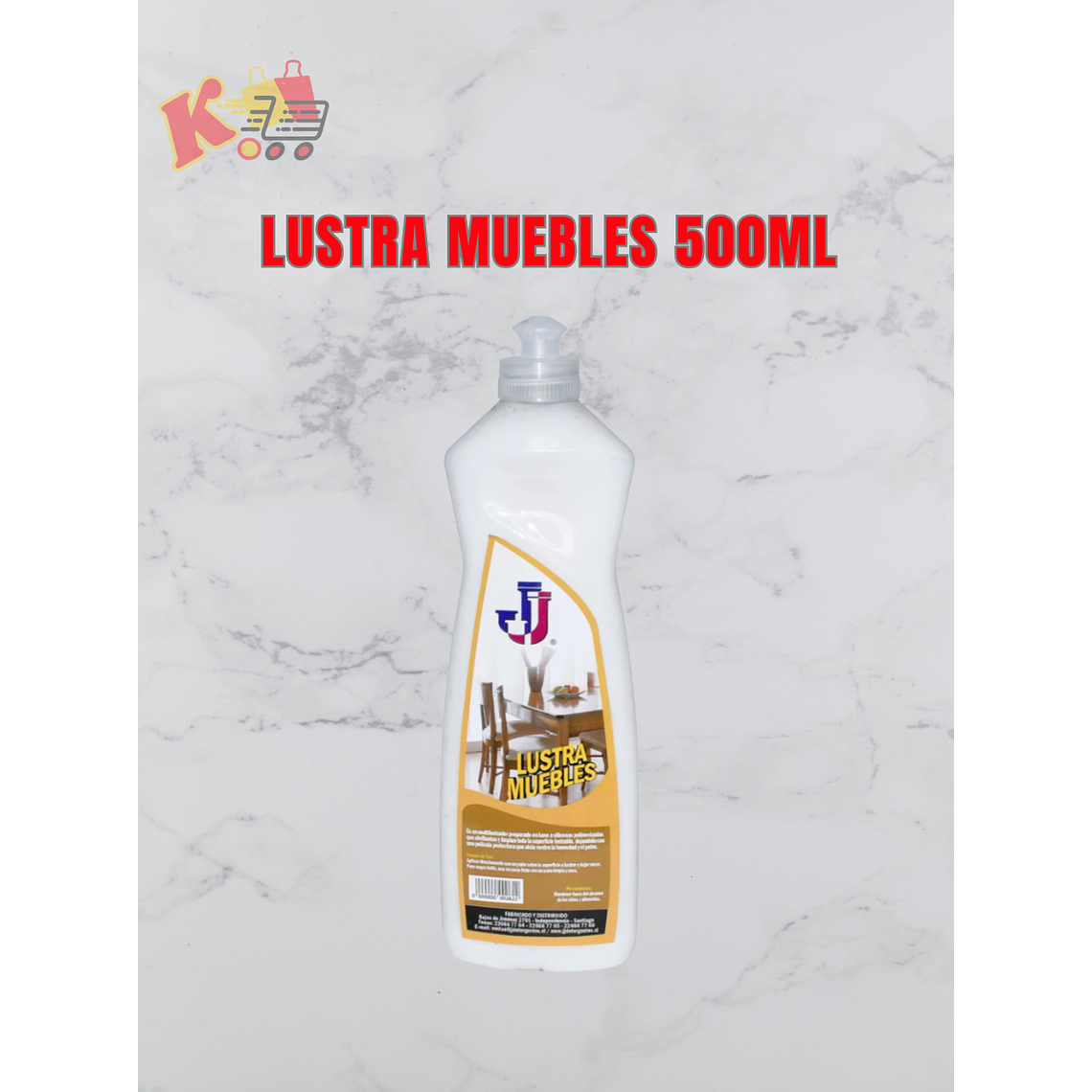 TK - 000055 - Lustra Muebles 500ml - Detergente JJ 1