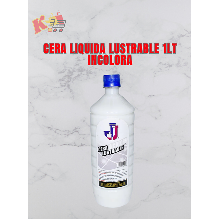 TK - 000060 Cera Líquida Lustrable Incolora 1 Litro - Detergentes JJ 1