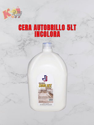 TK - 000061 - Cera Líquida Autobrillo Incolora 5 Litro - Detergentes JJ
