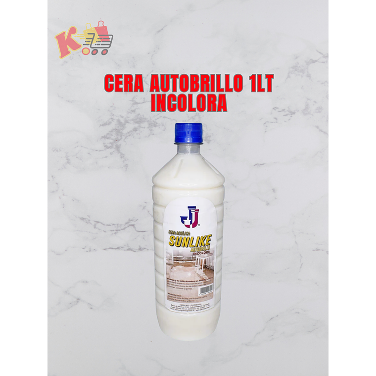 TK - 000062 - Cera Autobrillo Incolora 1 Litro - Detergentes JJ 1