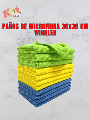 TK - 000065 - Paños de Microfibras 38x38 cm  - WINKLER