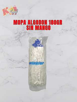 TK - 000067 Mopa de Algodón 180grs sin Mango - WINKLER