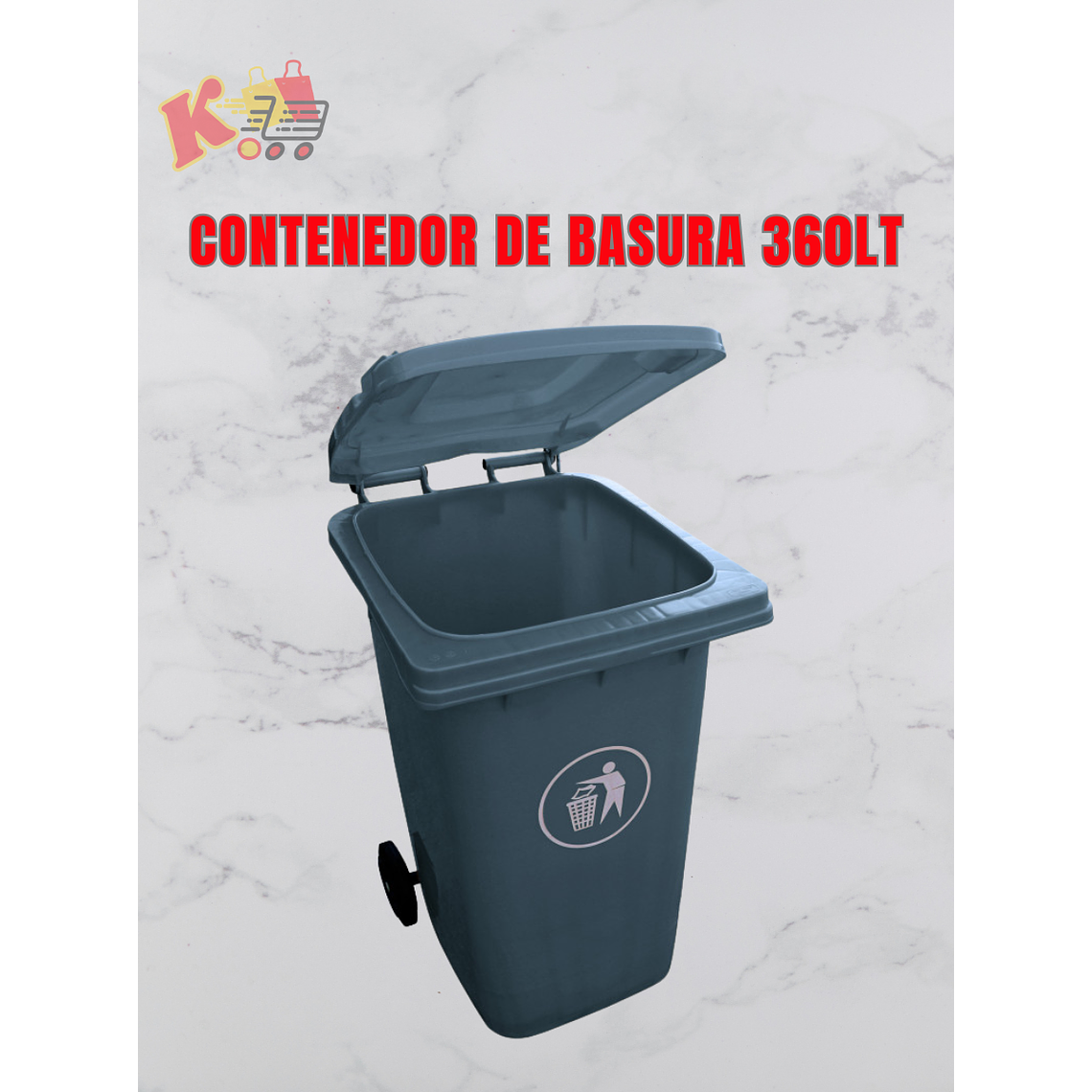 TK - 000078 Contenedor de Basura Industrial 360 Litros 1