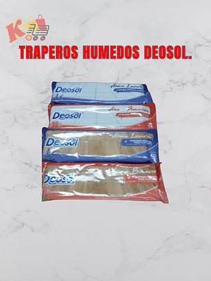 Traperos Humedos Deosol (Paquete10 Unidades)