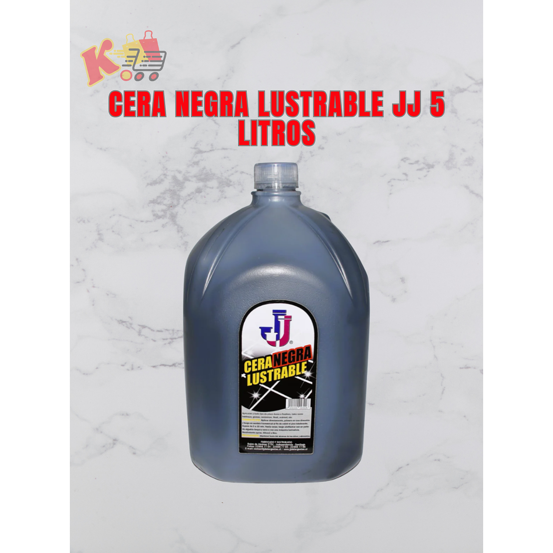 Cera Negra Lustrable JJ 5 LITROS 1
