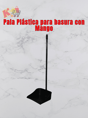 Pala Plástica con Mango para recoger Basura