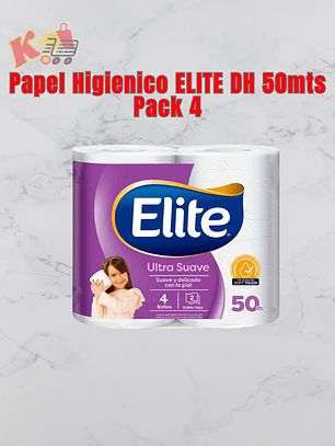 Papel Higienico ELITE DH 50mt Pack 4