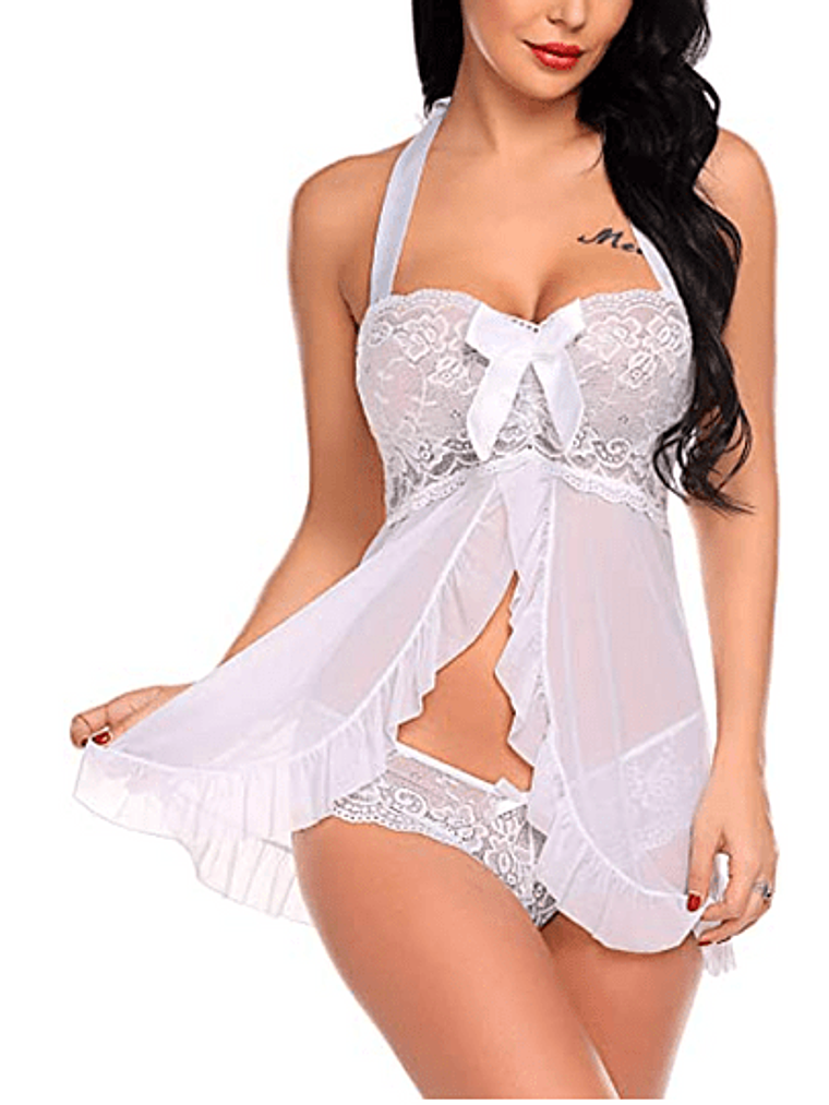 Babydoll Blanco Medianoche 1