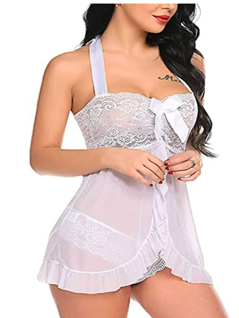 Babydoll Blanco Medianoche 3