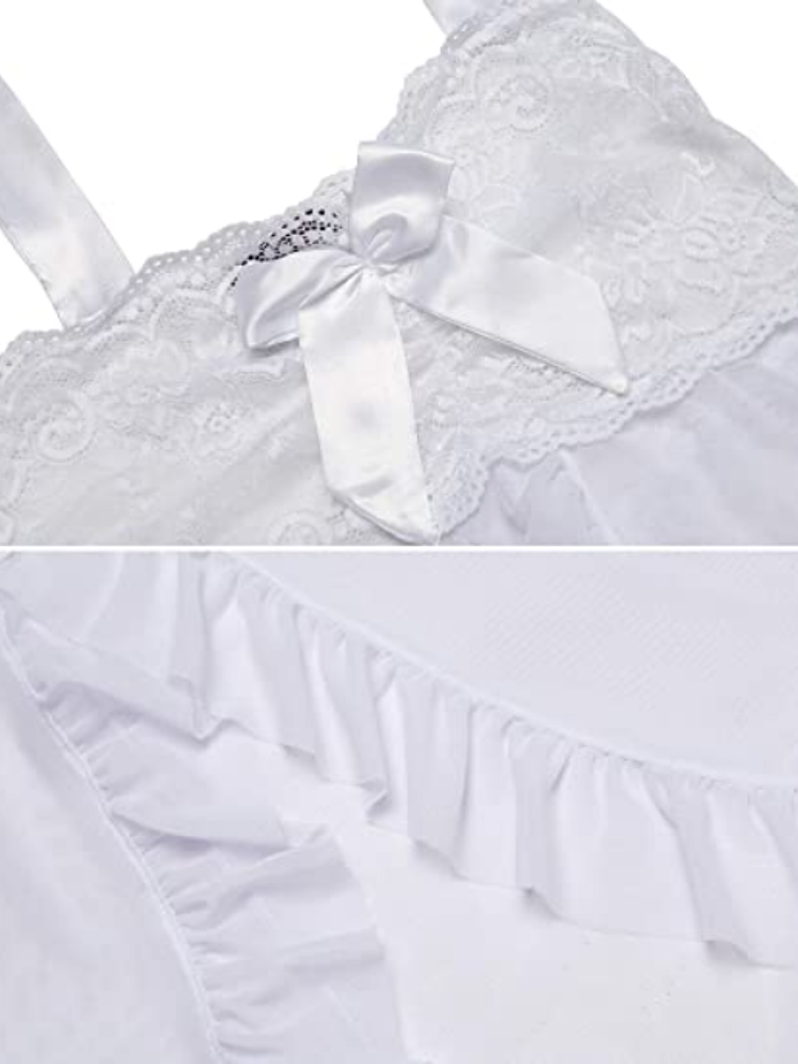 Babydoll Blanco Medianoche 5