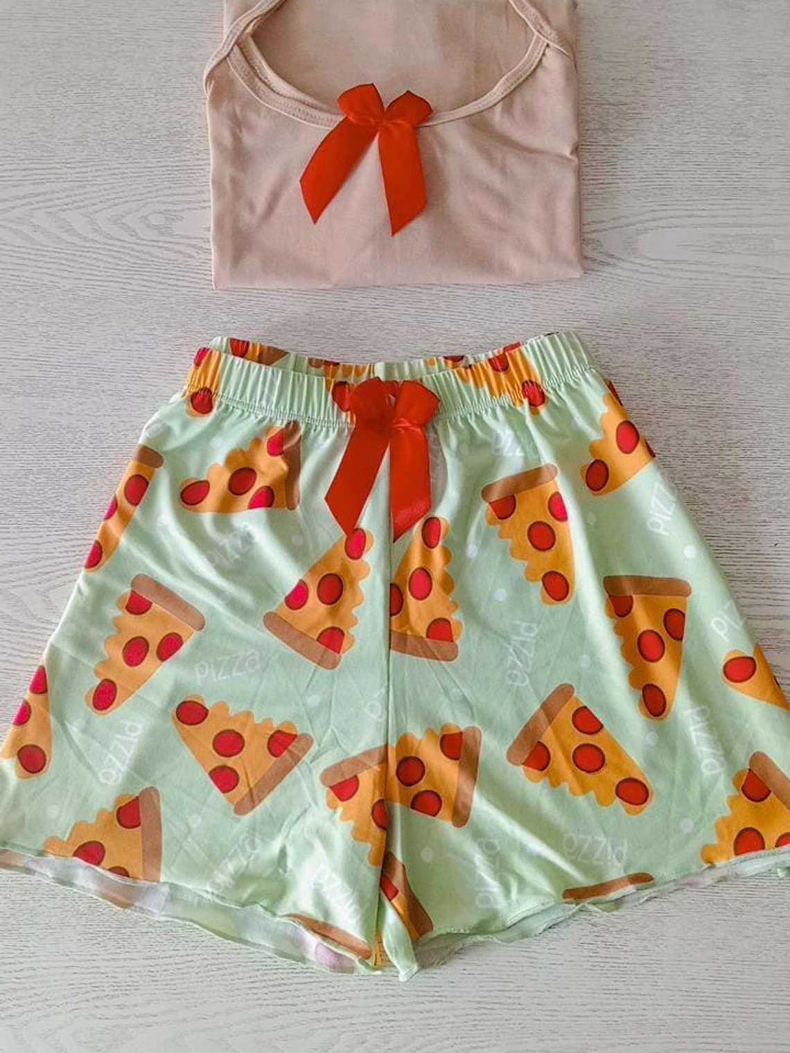 Pijama Short Pizas 1