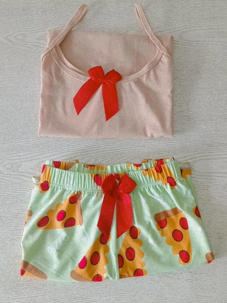 Pijama Short Pizas 3