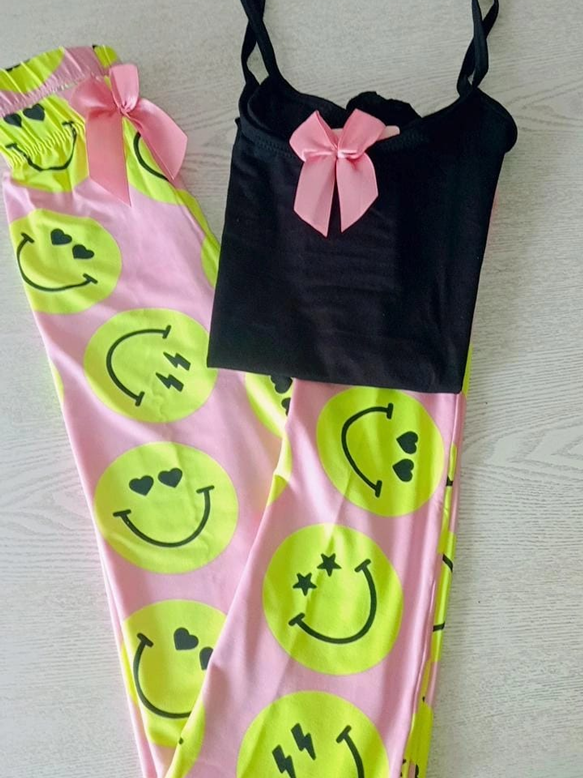 Pijama Pantalón caritas 3