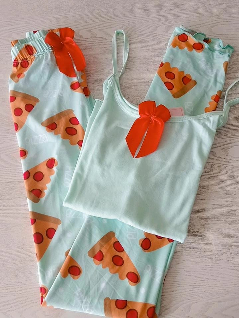 Pijama Pantalón pizzas 3