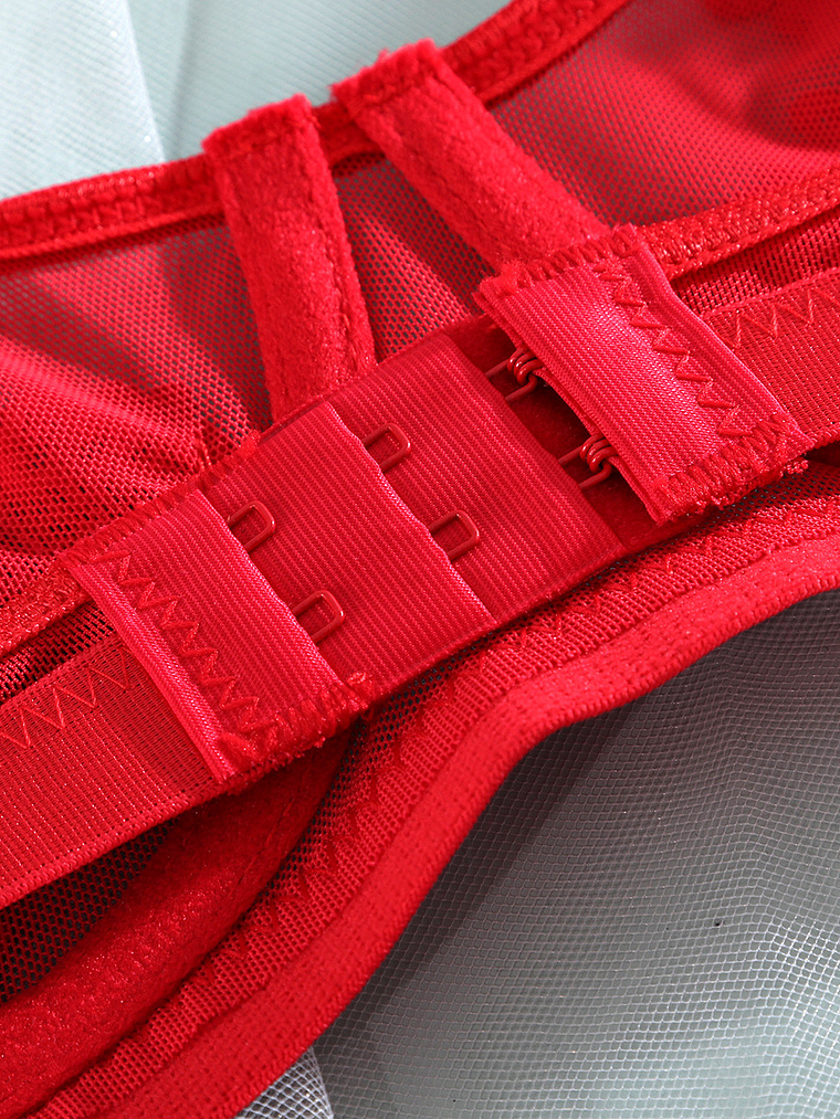 Set liguero red Rose  3