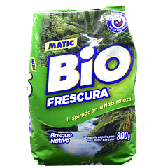 Bio Matic Detergente en Polvo Frescura 800 grs