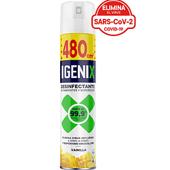 Igenix amb. desinfectante ambiental 480 ml vainilla 