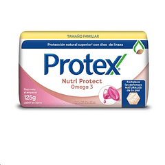 Protex Jabón en Barra Nutri Protec Omega 125 grs