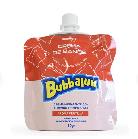 Bubbaluu - Crema de Mano Frutilla 30 gr