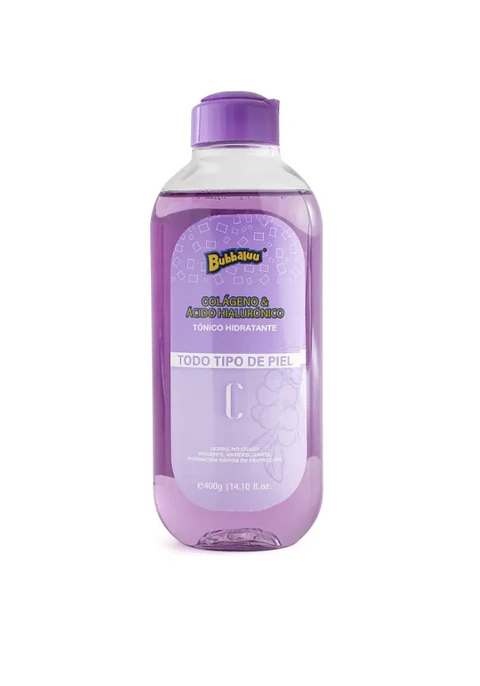 Bubbaluu - Tonico Hidratante Colágeno & Acido Hialuronico 400gr