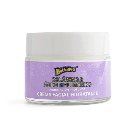 Bubbaluu - Crema Facial Hidratante Colágeno & Acido Hialuronico