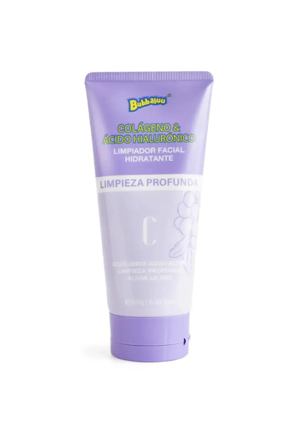 Bubbaluu - Limpiador Facial Hidratante Colágeno & Acido Hialuronico 180g 1